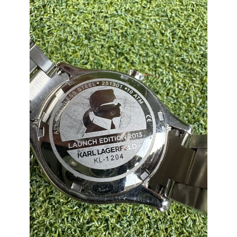 Karl Lagerfeld‎ KL-1204 Launch 2013 Stainless Steel Silver Watch